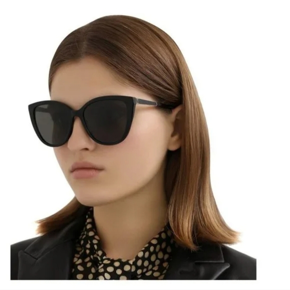 Saint Laurent 56 mm Cat Eye Sunglasses - Picture 1 of 8